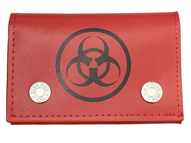 WP-BIO-RD  BIO HAZARD GENUINE  LEATHER