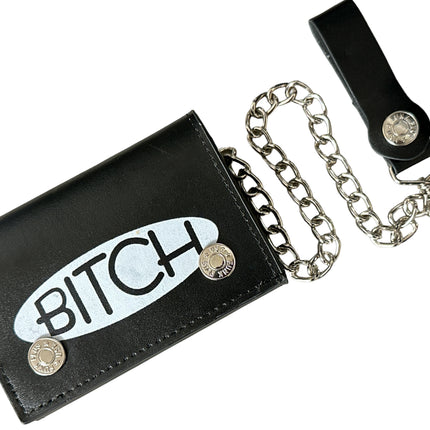 WP-BITCH-BLK  GENUINE LEATHER