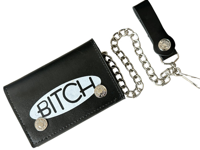 WP-BITCH-BLK  GENUINE LEATHER