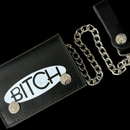 WP-BITCH-BLK  GENUINE LEATHER