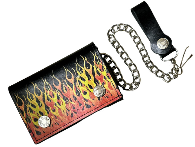 WP-FLAME   GENUINE  LEATHER WALLET