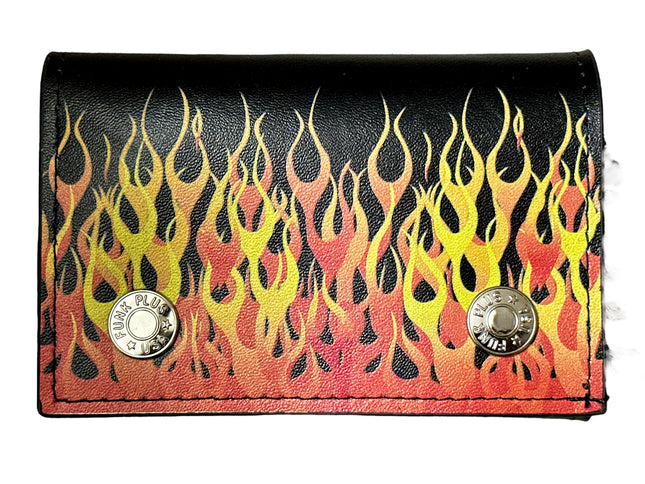 WP-FLAME   GENUINE  LEATHER WALLET