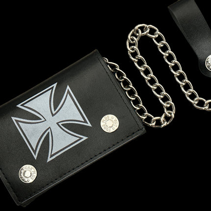 WP-IRON-BLK GENUINE LEATHER