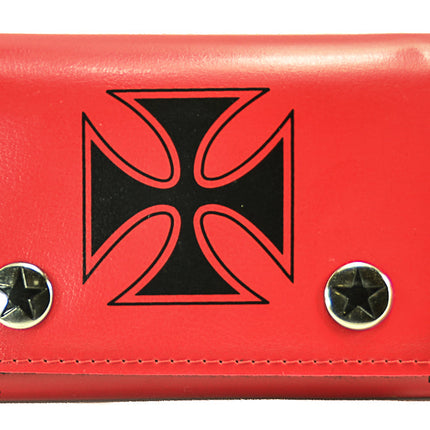 WP-IRON-RED SYNTHETIC LEATHER