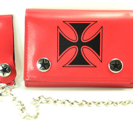 WP-IRON-RED SYNTHETIC LEATHER