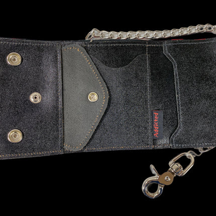 WP-FUCK-BLK  GENUINE  LEATHER