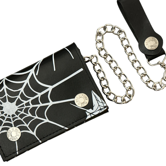 WP-SPIDER-BLACK  GENUINE LEATHER