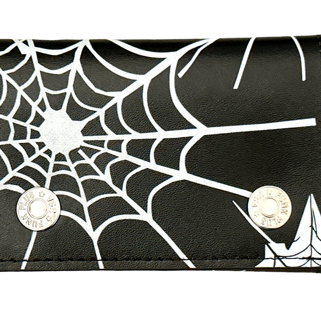 WP-SPIDER-BLACK  GENUINE LEATHER