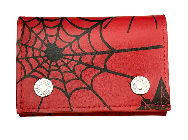 WP-SPIDER-RED  GENUINE LEATHER