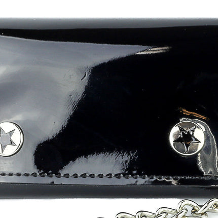 WPN101P PLAIN PATENT WALLET