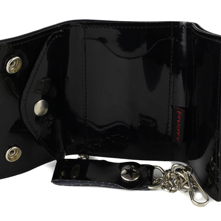 WPN101P PLAIN PATENT WALLET