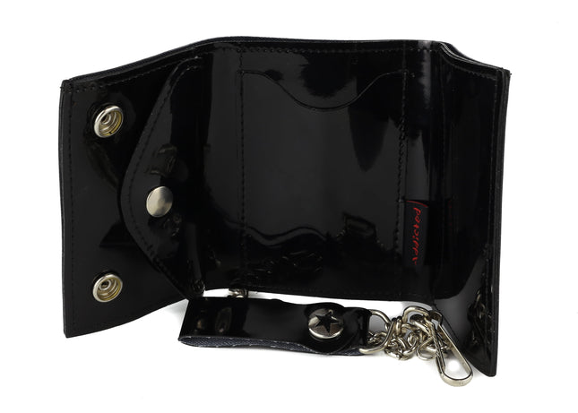 WPN101P PLAIN PATENT WALLET