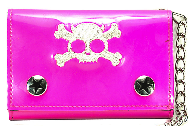 WSK102PINK SKULL WALLET