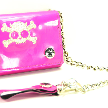 WSK102PINK SKULL WALLET
