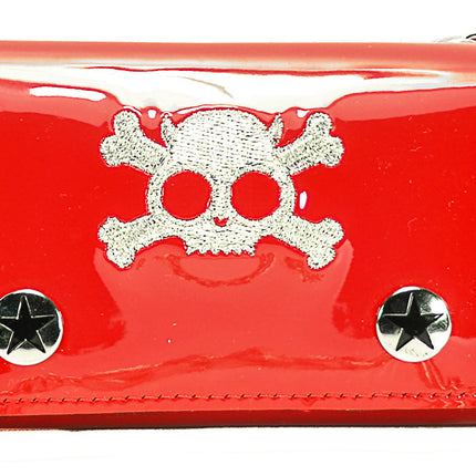 WSK102RED SKULL WALLET