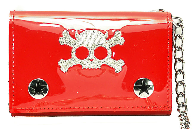 WSK102RED SKULL WALLET