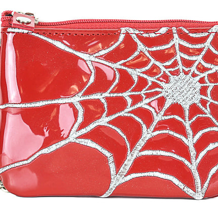 WSN702RED  SPIDER PURSE WALLET