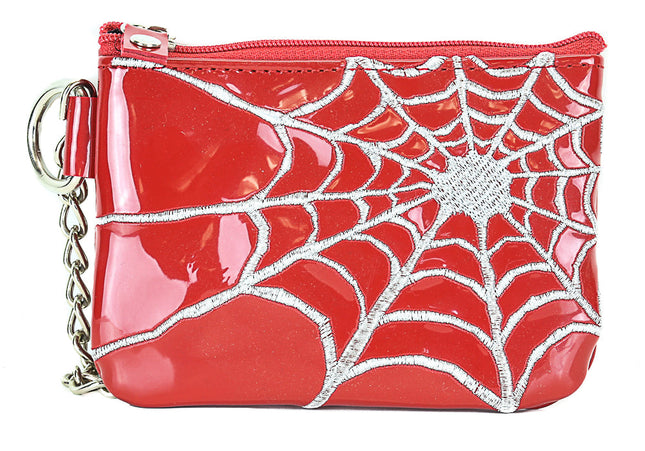 WSN702RED  SPIDER PURSE WALLET
