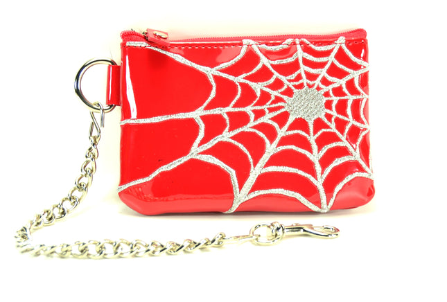 WSN702RED  SPIDER PURSE WALLET