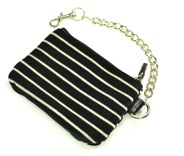 WSP101  VELVET STRIPE WALLET PURSE