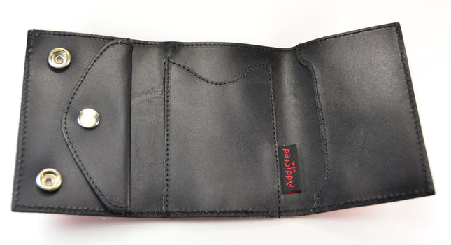 WSW101PPL   SKULL WINGS WALLET