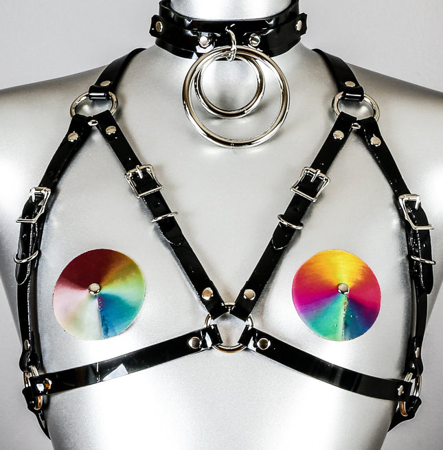XH101VN  4 BUCKLE BRA SKINNY BODY HARNESS