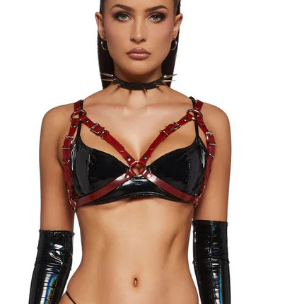 XH101VN  4 BUCKLE BRA SKINNY BODY HARNESS