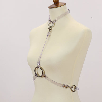 XH108VN 3 CLASP HARNESS ASSORTED VINYL