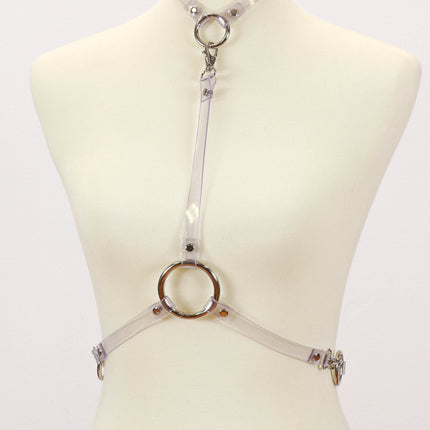 XH108VN 3 CLASP HARNESS ASSORTED VINYL