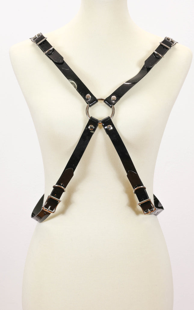 XH119VN CROSS BUCKLE HARNESS 3/4" WIDE ASSORTED VINYL