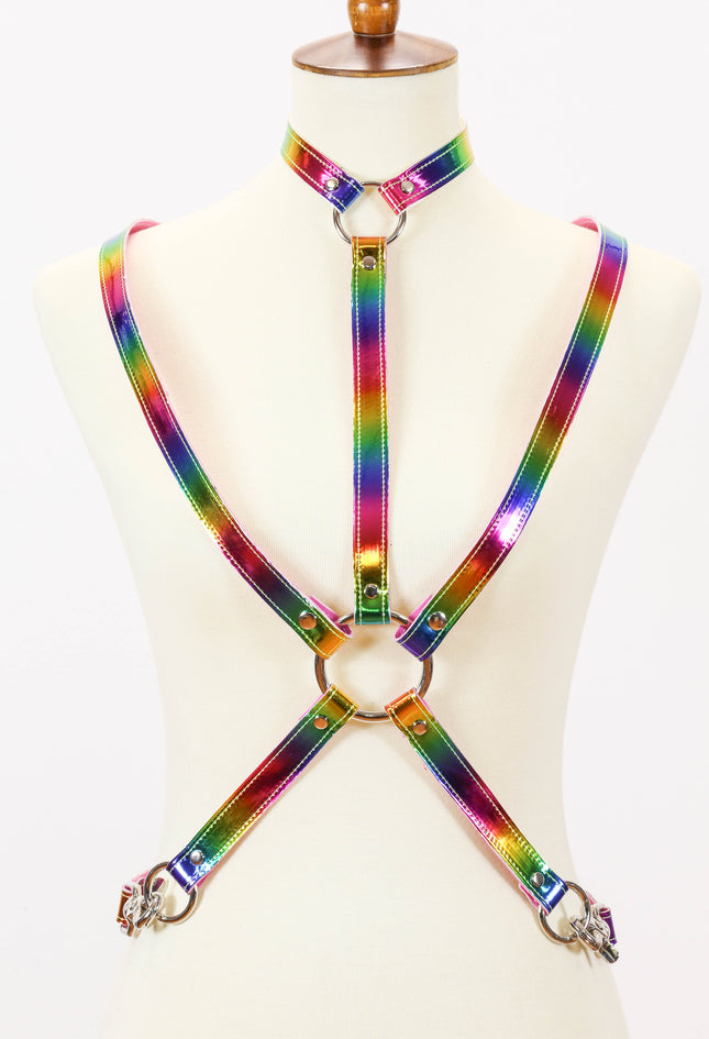 XH132RN 5 STRAP ASSORTED RAINBOW HARNESS