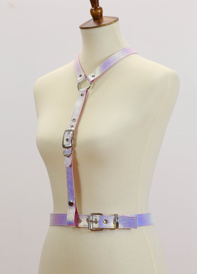 XH135RN ASSORTED RAINBOW BUCKLE VERTICAL Y HARNESS