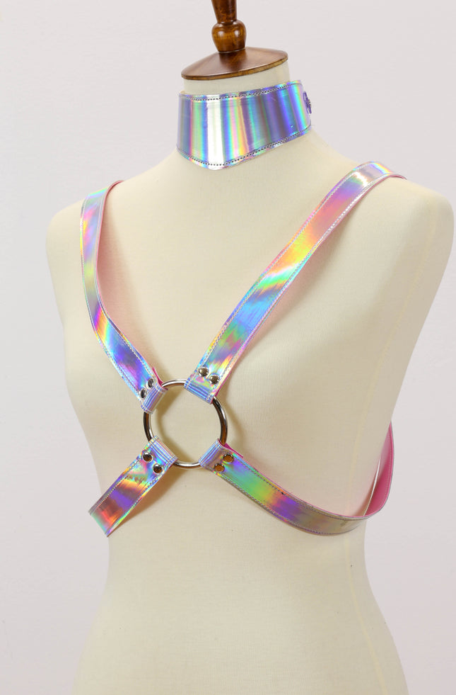 XH136RN ASSORTED RAINBOW CROSS HARNESS FOR WOMEN