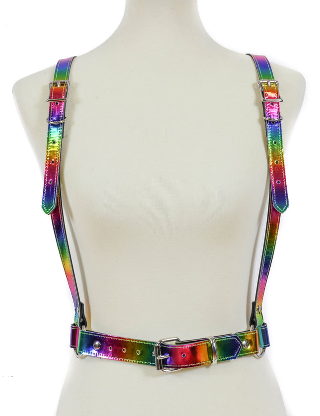 XH140RN ASSORTED RAINBOW SUSPENDER STYLE HARNESS