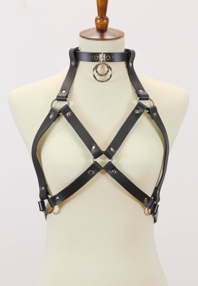 XH143 BRA HARNESS WITH RING