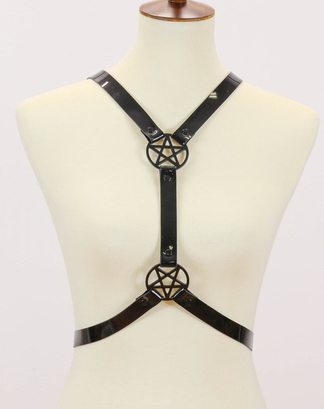 XH144VN DOUBLE PENTAGRAM HARNESS ASSORTED VINYL