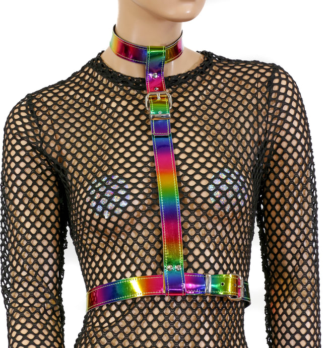 XH161RN 3 PART HARNESS ASSORTED RAINBOW