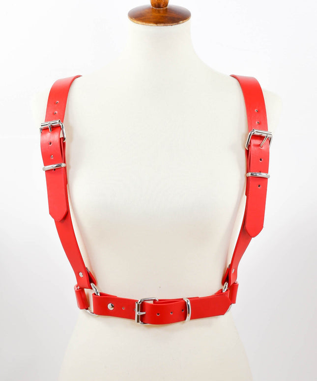 XH212RED MAT RED SUSPENDER STYLE HARNESS