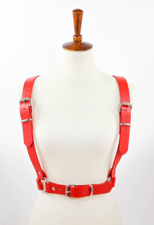 XH212RED MAT RED SUSPENDER STYLE HARNESS