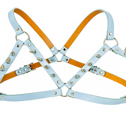 XH218 NEON SHINY PASTEL & PATENT WITH SPIKES