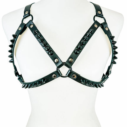 XH222-BS  UK77  STUDDED BRA HARNESS