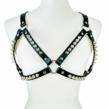 XH222  UK77  STUDDED BRA HARNESS