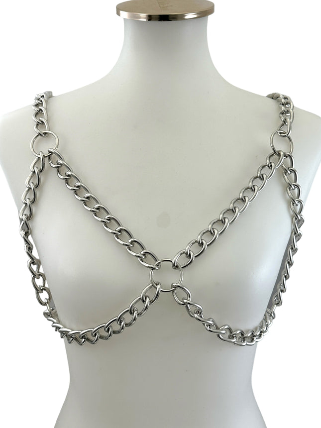 XH235H THICK HEAVY CHAIN BRA HARNESS