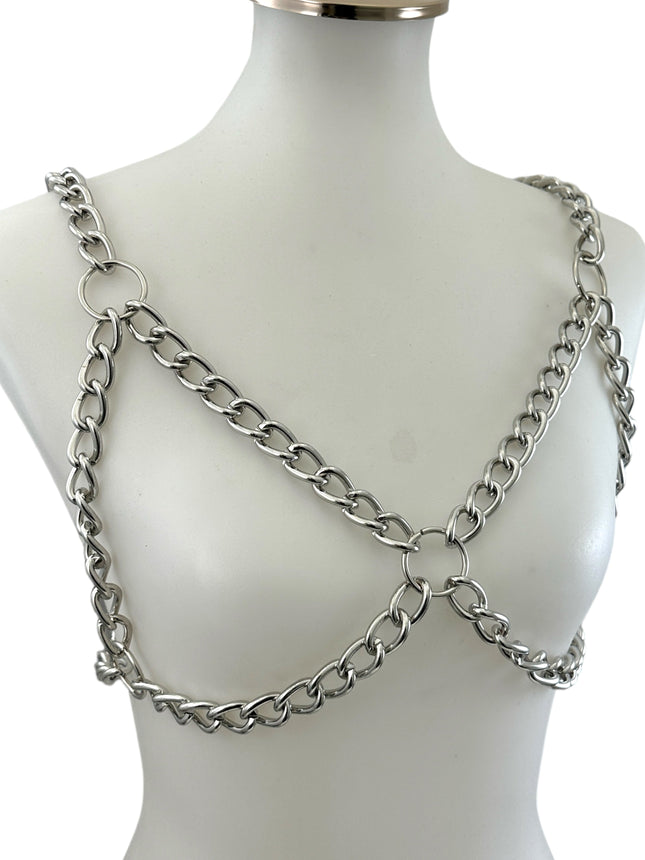XH235H THICK HEAVY CHAIN BRA HARNESS
