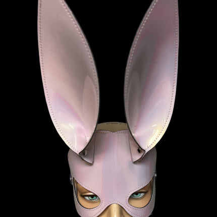 XM101P   PATENT LEATHER BUNNY MASK