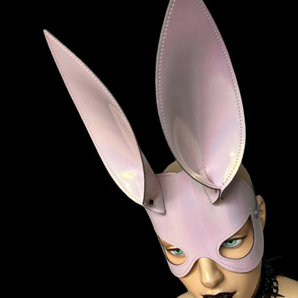 XM101P   PATENT LEATHER BUNNY MASK