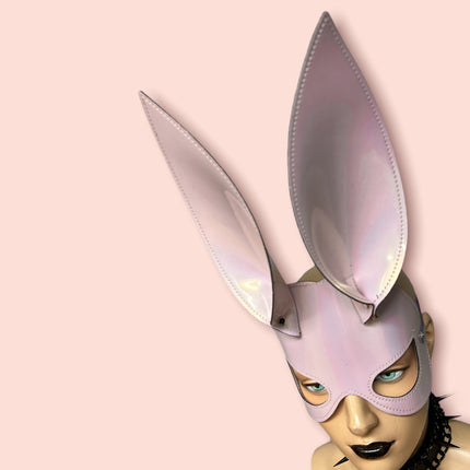 XM101P   PATENT LEATHER BUNNY MASK