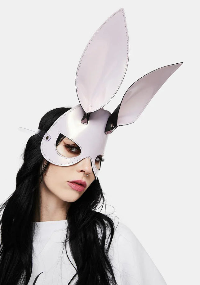 XM101P   PATENT LEATHER BUNNY MASK