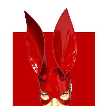 XM101P   PATENT LEATHER BUNNY MASK