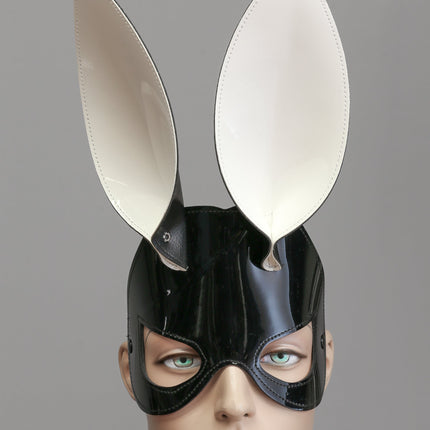 XM101P   PATENT LEATHER BUNNY MASK